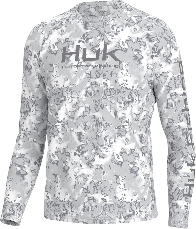 HUK Store قميص صيد طويل الأكمام للرجال مع فتحات (+30 UPF) - Image 1